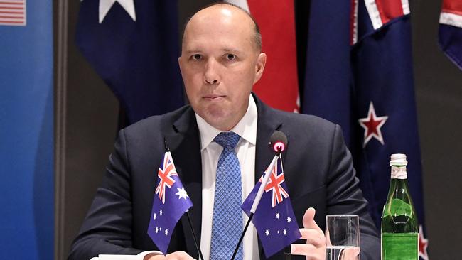 Home Affairs Minister Peter Dutton has revealed the number of applications to stay approved from South Africa in the past decade. Picture: AAP