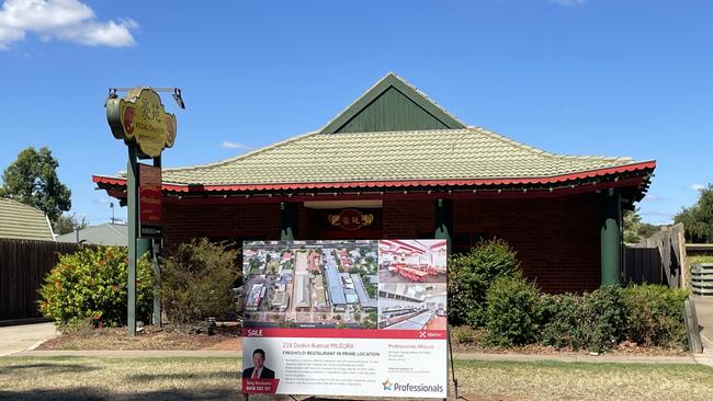 The facade of the iconic Regal Chinese Restaurant on Deakin Ave in Mildura