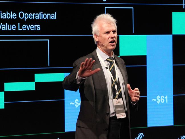 11/11/2016: Peter Cooper, MD and CIO at Cooper Investors, speaking at the Hearts and Minds Conference held at Sydney Opera House on Friday. Hollie Adams/The Australian