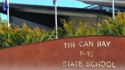 Tin Can Bay State School where Tarka was badly bullied.