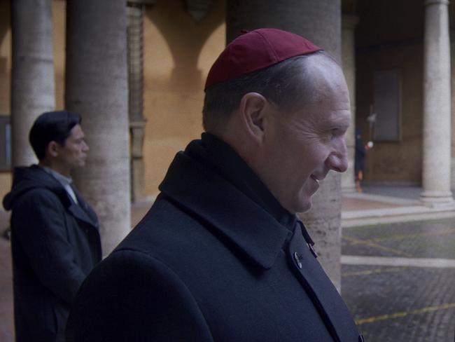 The saga is reminiscent of a scene from Ralph Fiennes movie Conclave. Picture: AP Photo