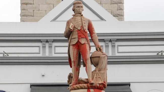 As we near Australia Day the feats of Captain James Cook are seemingly fading into history. Picture: NewsWire/Damian Shaw