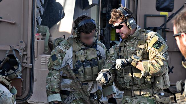 Ben Roberts-Smith pictured while deployed in Afghanistan 2010 with the SAS.