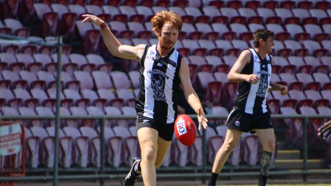 Palmerston’s Eric Guthrie was a standout in the Magpies’ win over theTiwi Bombers