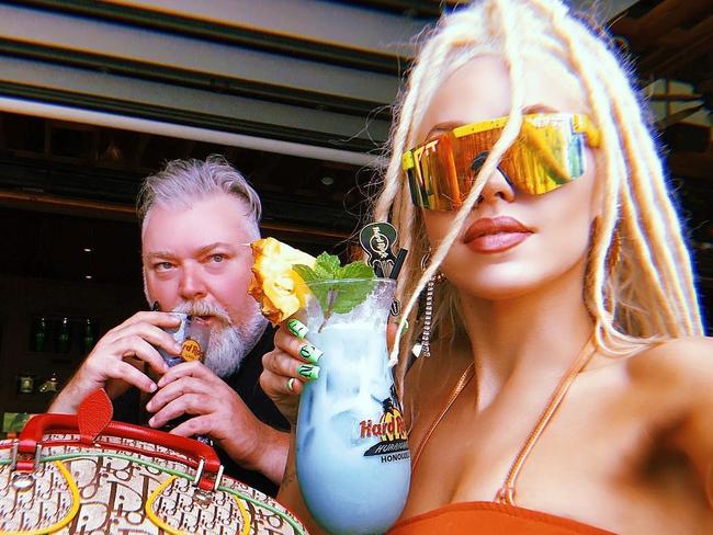 Kyle Sandilands and Imogen Anthony. Picture: Instagram