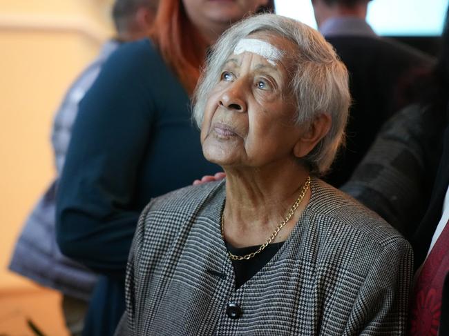 Kaurna elder Aunty Yvonne Agius at the launch of the Kaurna Voices website. Picture: Brandon Hancock/City of Adelaide