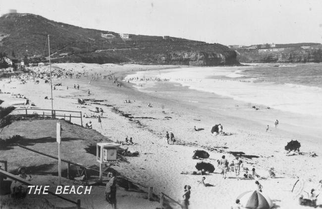 A historic photo of Newport Beach.