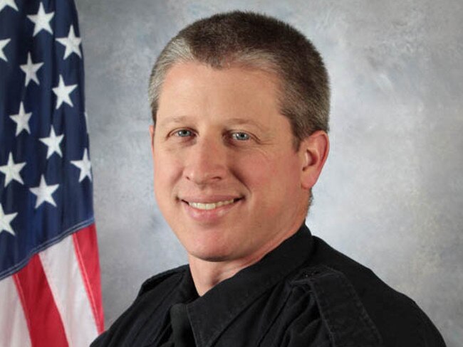 Killed in the line of duty ... Garrett Swasey, 44, was fatally shot. Picture: UCCS