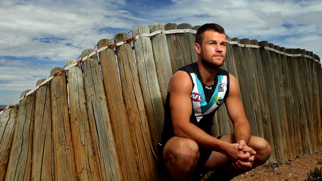 Robbie Gray at the beach.