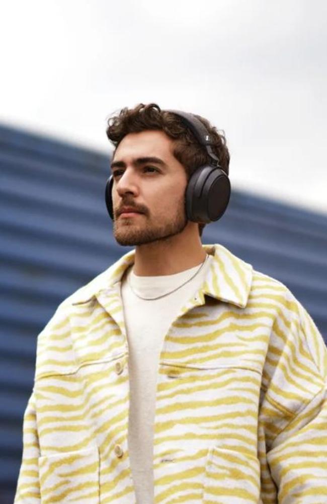 The Sennheiser Momentum 4 Wireless headphones feature touch-sensitive controls, active noise-cancellation and balanced sound.