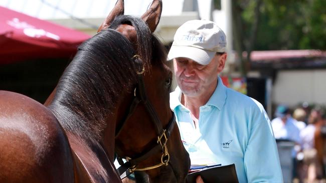 Pictured at the Magic Millions Sales , Angus Gold looking over yearlings from Turangga Farm . Picture Mike Batterham