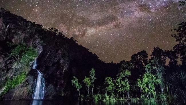 Supplied Editorial Fwd: Viral Pic - Wangi Falls Milky Way