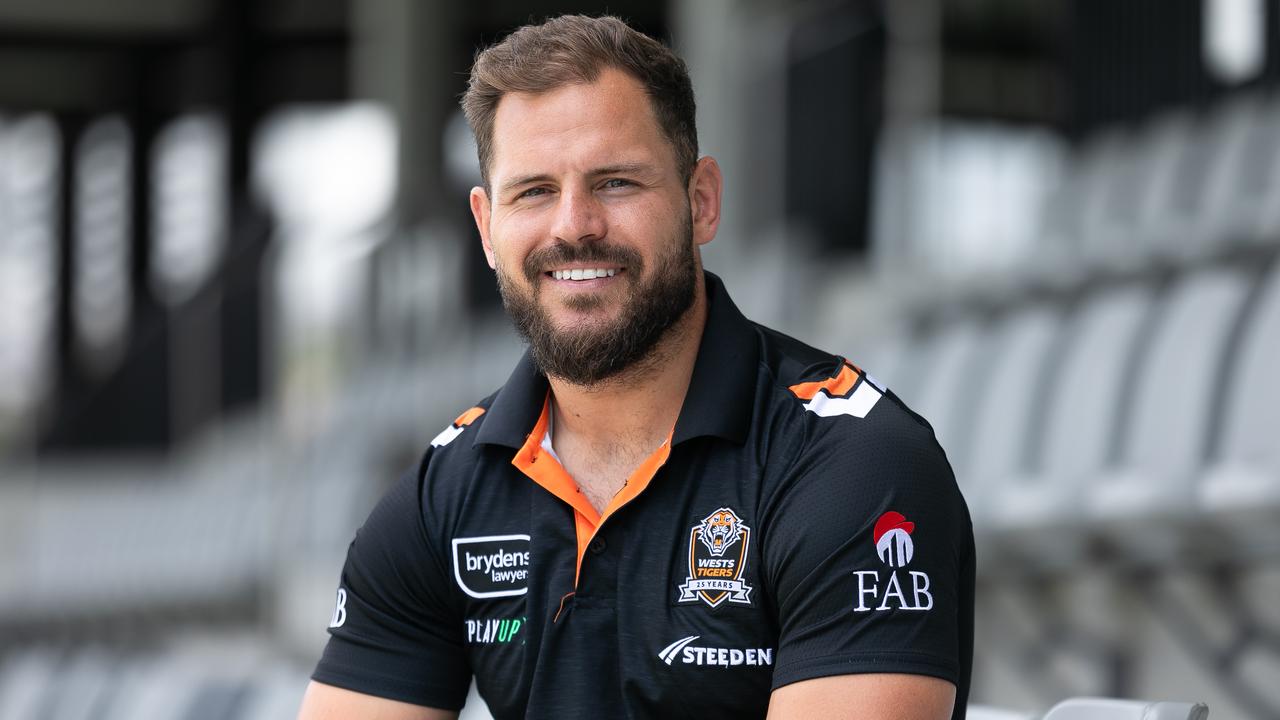 Aidan Sezer is back in the NRL at the Wests Tigers, and has unfinished business in Australia. Picture: Wests Tigers