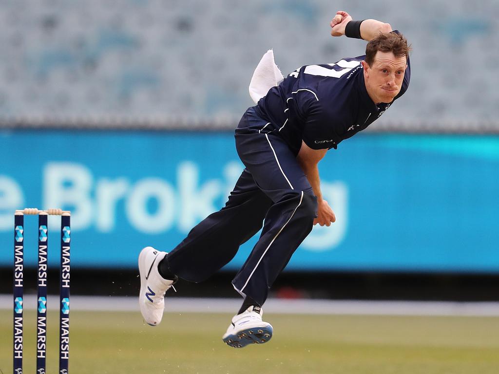 Andrew Fekete during a One Day game for Victoria in 2019. Picture: Michael Klein