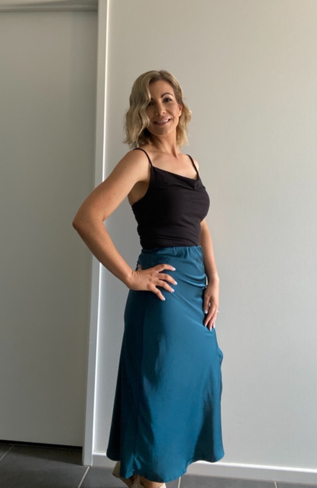 Jayne has gone on to lose 25kg after signing up to Chris Hemsworth’s Centr app. Picture: Supplied