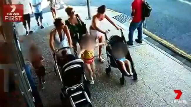 A group of mums has been accused of scamming Brisbane restaurants. Picture: Channel 7.