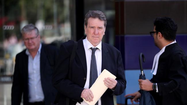 Former CFMEU National Secretary Michael O'Connor leaving Federal Court in Melbourne in 2020. Picture: David Geraghty