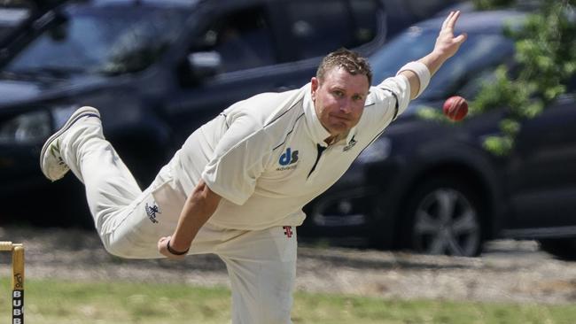 DDCA: Buckley Ridges bowler Michael Davies. Picture: Valeriu Campan