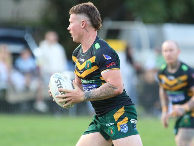 Jake Brisbane for Mittagong Lions in the Macarthur RL competition. Picture: Warren Gannon Photography