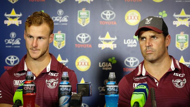 Sea Eagles captain Daly Cherry-Evans and coach Trent Barrett need to find consistency.