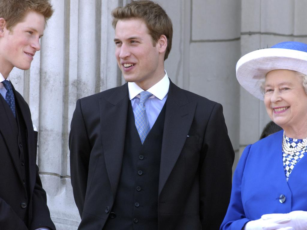 Her Majesty was always relaxed and happy in the company of her grandchildren. Picture: Tim Graham Photo Library via Getty Images