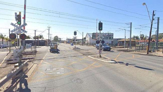 The level crossing on Brighton Rd, Hove.