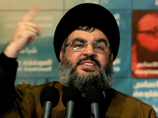 Slain Hezbollah chief Hassan Nasarallah. Picture: AFP