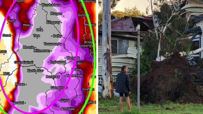 Online weather watchers are warning that the Wide Bay and Burnett could be in for the worst storms yet.