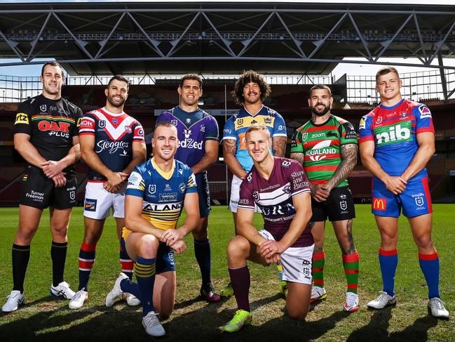 NRL Captains from the final 8, Suncorp Stadium