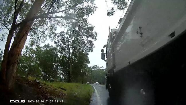 Cyclist run off road GC