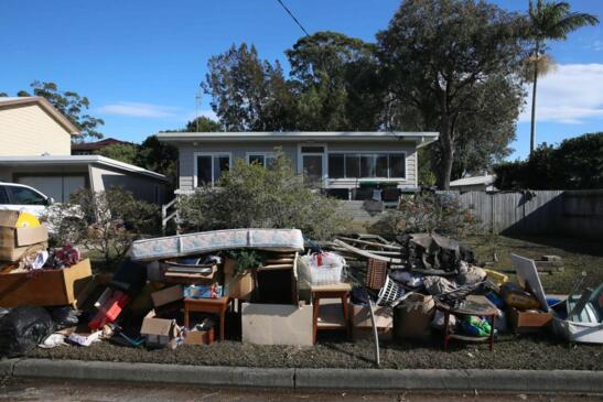 Flood clean up and recovery across the Central Coast