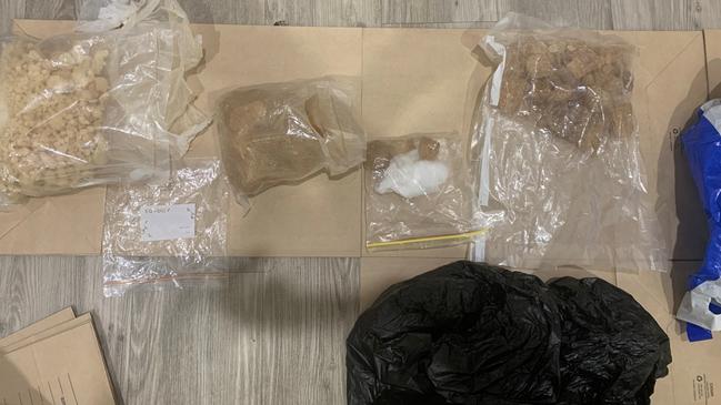 Drugs seized by Strike Force Mote. Picture: NSW Police