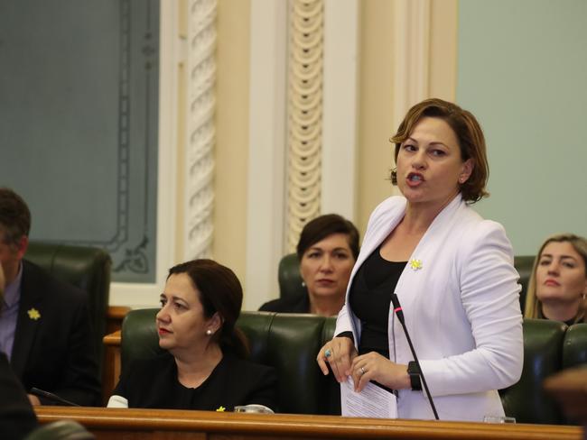 Jackie Trad at parliament. Pic Annette Dew