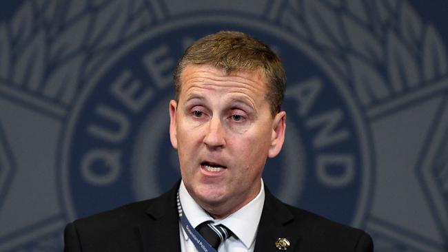 Homicide Detective, Senior Sergeant Chris Knight said DNA was a “significant contribution” to the arrest. Picture: AAP/Dave Hunt