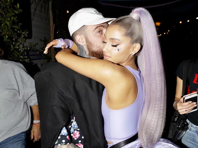 Ariana Grande and Mac Miller at Coachella. Picture: @arianagrande/Instagram