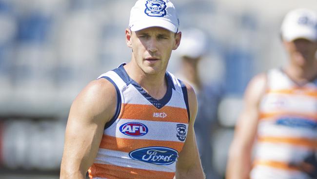 Joel Selwood is a master at winning free kicks. Picture: Nathan Dyer