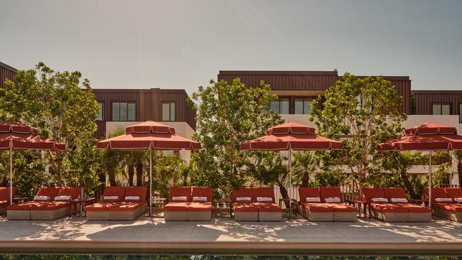 The pool at The Eve Hotel Sydney. Picture: Georg Roske.