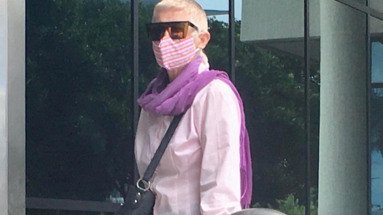 Vivienne Mary Glover entering the Maroochydore District Court. Picture: Laura Pettigrew.