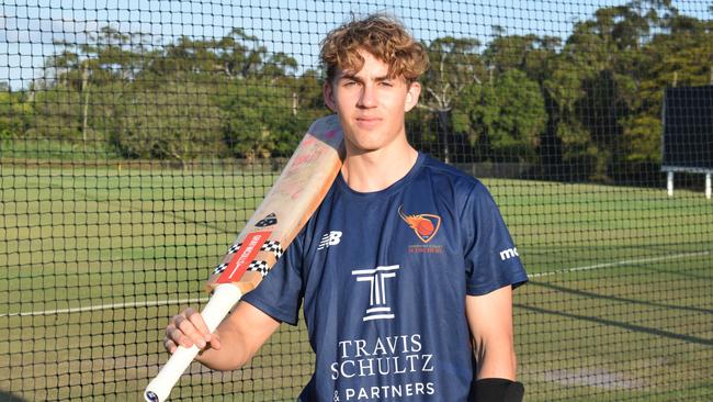 Zac Robinson has been uncovered as one of the Sunshine Coast Scorchers Lord's Taverners players to watch. Picture: Eddie Franklin