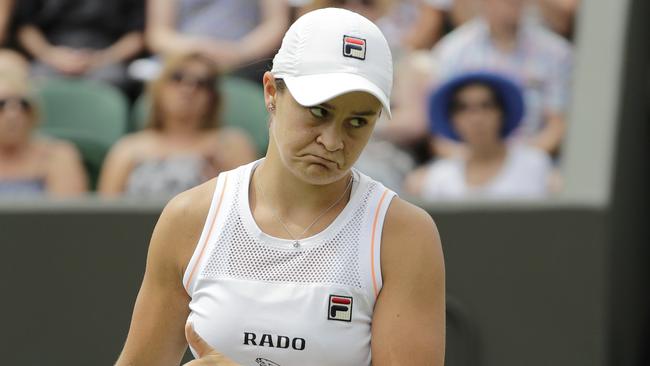 Not her day at Wimbledon, but Ash Barty retains her number one ranking.