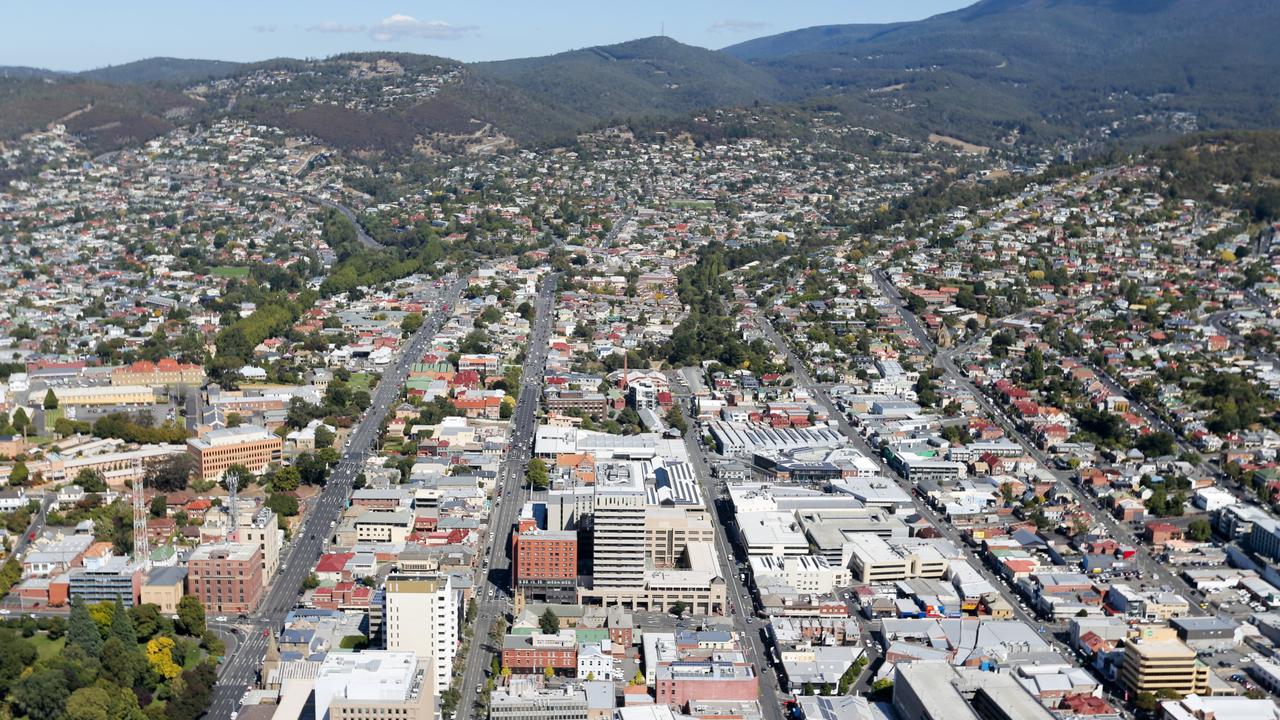 Traditionally affordable cities like Hobart have racked up record house prices. Picture: Patrick Gee