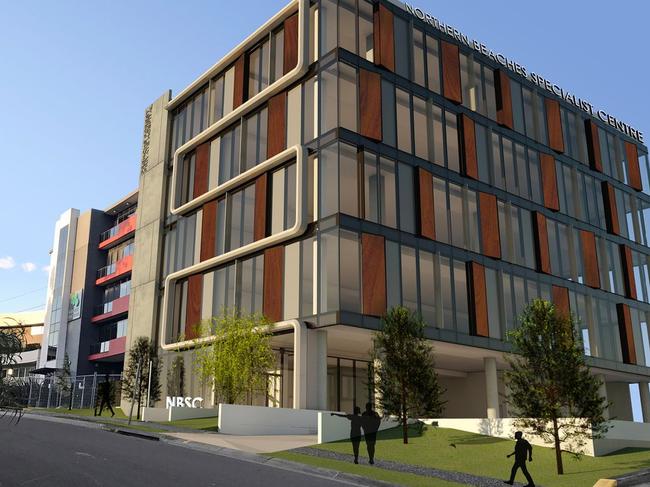 What the new hospital 11 Tilley Lane, Frenchs Forest could look like. Picture: Artist Impression.