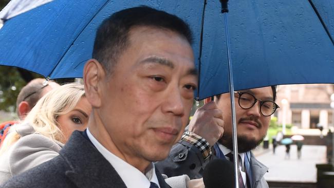 Ernest Wong arrives at the NSW Independent Commission Against Corruption (ICAC) public inquiry into allegations concerning political donations in Sydney, Friday, August 30, 2019. (AAP Image/Dean Lewins) NO ARCHIVING