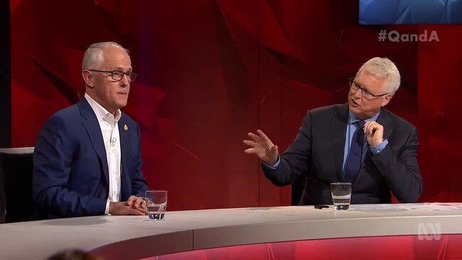 Malcolm Turnbull spent an hour on the ABC’s Q&amp;A.