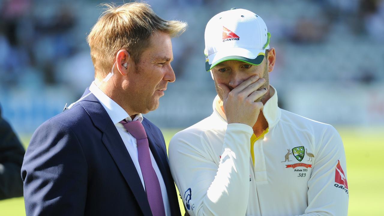 Warne and Clarke hit it off from the get-go. Picture: Gareth Copley/Getty Images