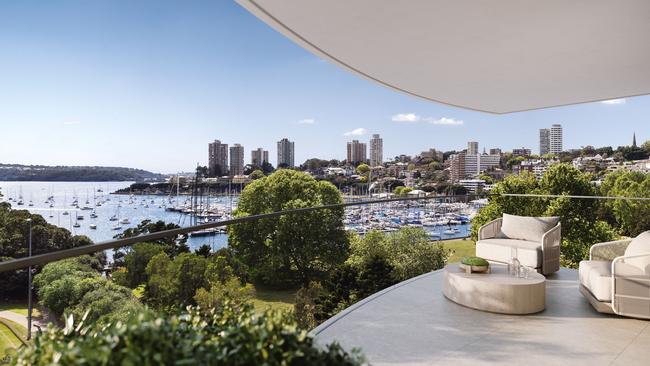 Almost half the apartments at Nautique, in Rushcutters Bay, have found buyers already.