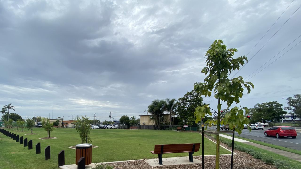 The park that replaced the squash courts on Eastern Drive, Gatton. Photo: Hugh Suffell.