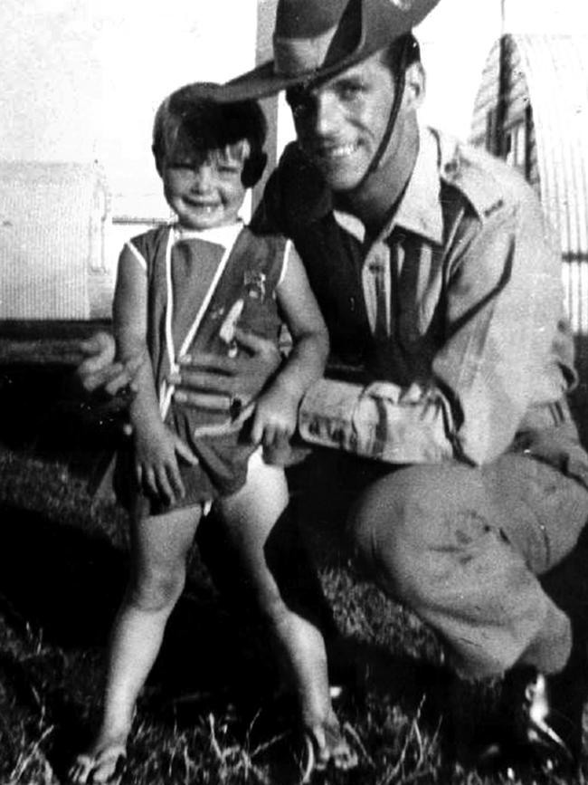 John Grimmer with daughter Cheryl.