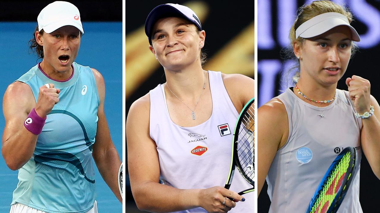 Daria Gavrilova made it seven Aussie wins on day two of the Australian Open.