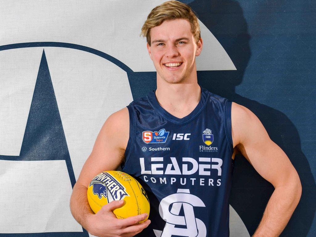 South Adelaide footballer Tom Highmore, August 4, 2020. Picture: Brenton Edwards